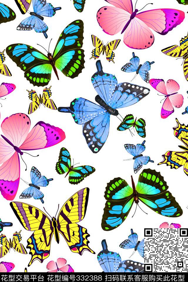 动物纹数码印花华亿平台下载（图片编号: 332388） - 瓦栏（Walan）