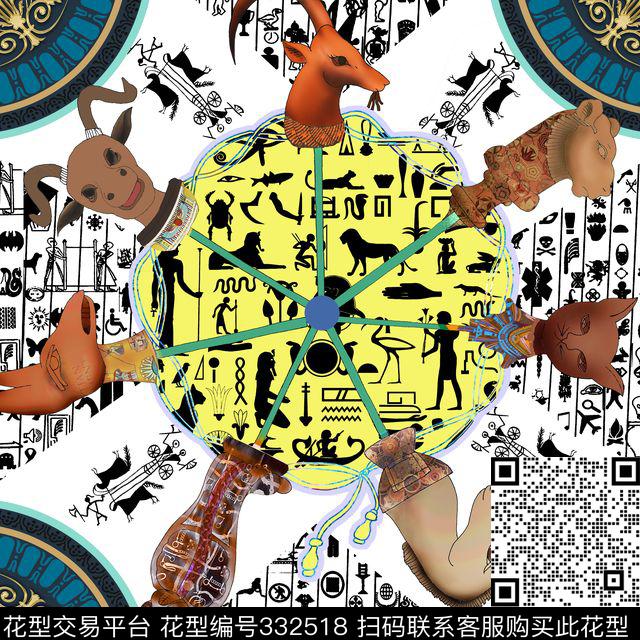 动物数码印花华亿平台下载（图片编号: 332518） - 瓦栏（Walan）