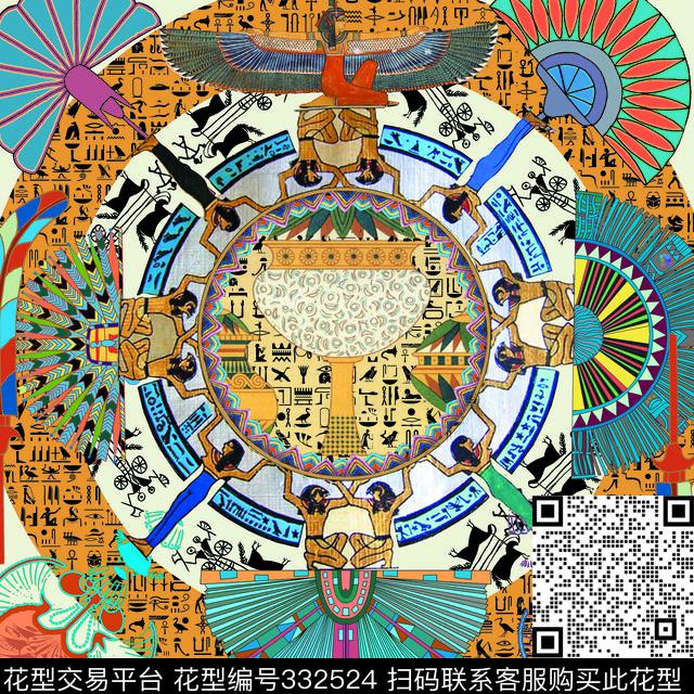 传统印花华亿平台下载（图片编号: 332524） - 瓦栏（Walan）