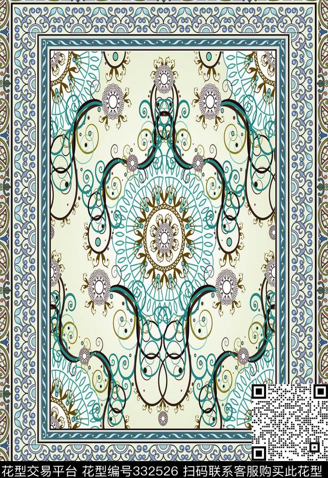 传统印花华亿平台下载（图片编号: 332526） - 瓦栏（Walan）