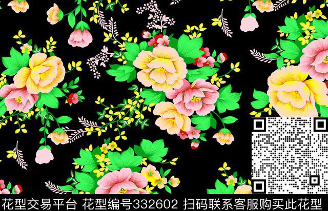 分色传统印花传统印花华亿平台下载（图片编号: 332602） - 瓦栏（Walan）