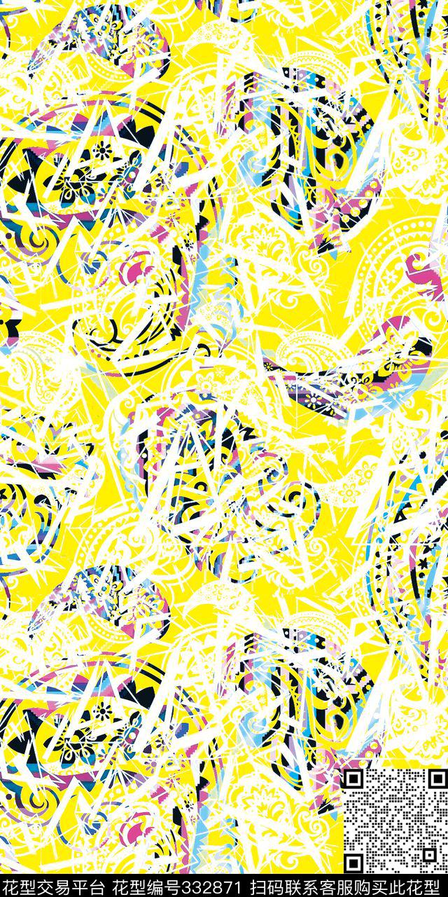 传统印花华亿平台下载（图片编号: 332871） - 瓦栏（Walan）