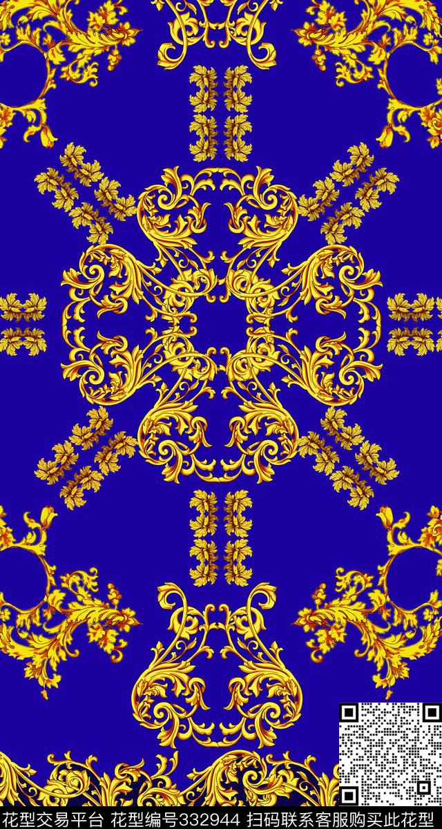 复古民族风数码印花华亿平台下载（图片编号: 332944） - 瓦栏（Walan）