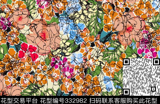 传统印花华亿平台下载（图片编号: 332982） - 瓦栏（Walan）