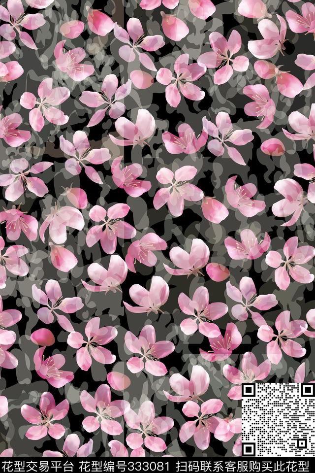 花鸟花卉传统印花华亿平台下载（图片编号: 333081） - 瓦栏（Walan）