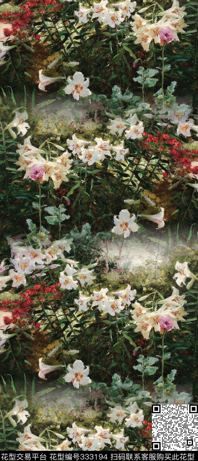 长巾数码印花华亿平台下载（图片编号: 333194） - 瓦栏（Walan）