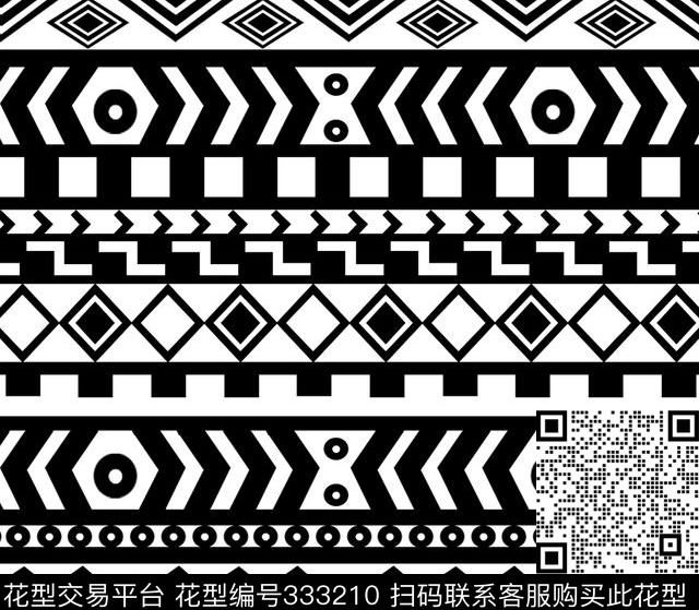 几何传统印花华亿平台下载（图片编号: 333210） - 瓦栏（Walan）