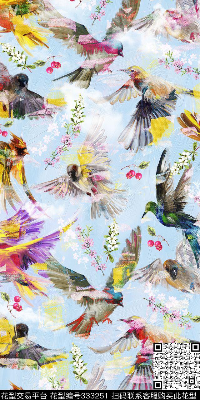 P-田园风/Countryside数码印花华亿平台下载（图片编号: 333251） - 瓦栏（Walan）