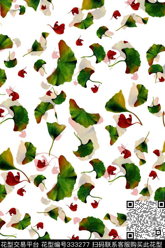花卉数码印花华亿平台下载（图片编号: 333277） - 瓦栏（Walan）