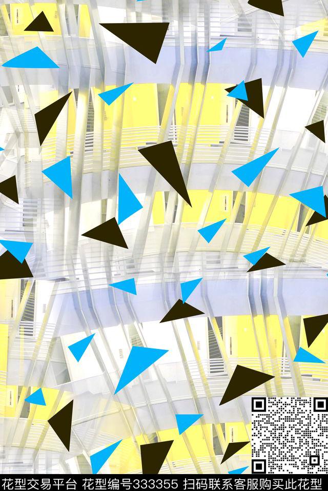 ♥红桃A〖景观风景〗♥红桃A〖玩趣几何〗数码印花华亿平台下载（图片编号: 333355） - 瓦栏（Walan）