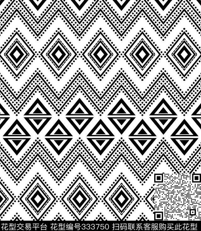 几何传统印花华亿平台下载（图片编号: 333750） - 瓦栏（Walan）