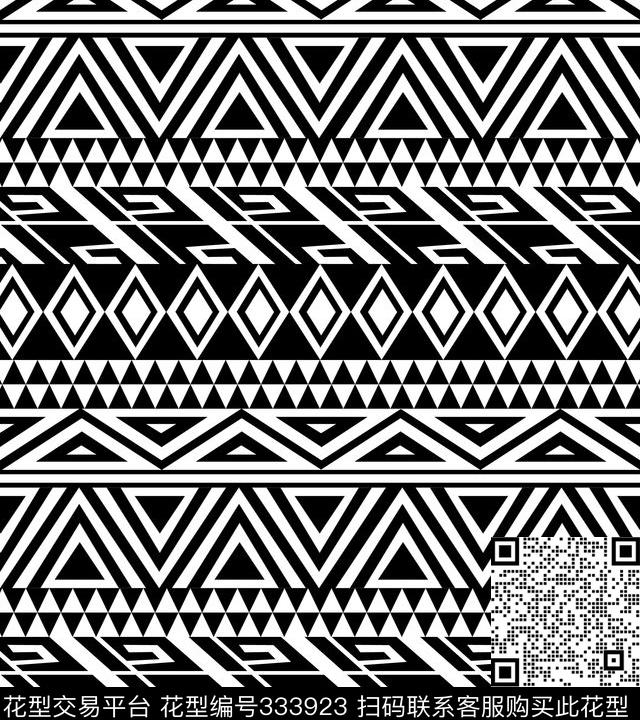 民族几何几何单色民族几何传统印花华亿平台下载（图片编号: 333923） - 瓦栏（Walan）