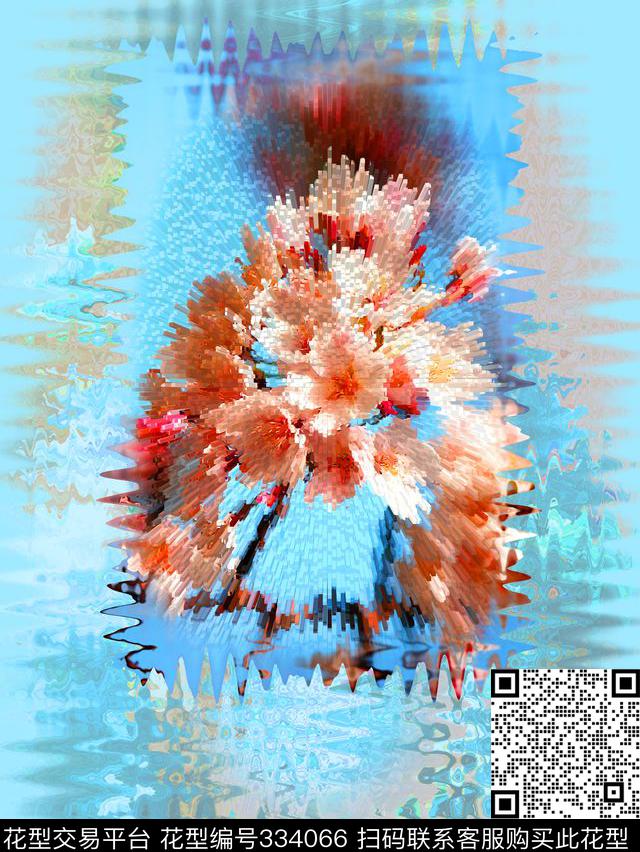 ♥红桃A〖艺术涂鸦〗数码印花华亿平台下载（图片编号: 334066） - 瓦栏（Walan）