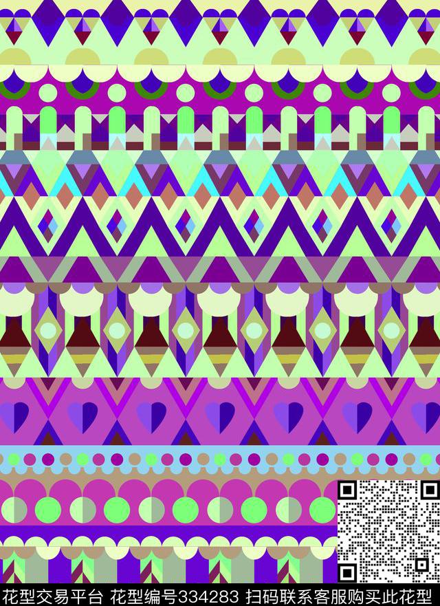 传统印花华亿平台下载（图片编号: 334283） - 瓦栏（Walan）