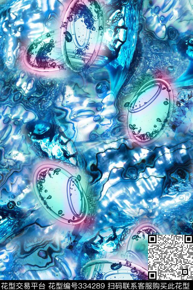 抽象数码印花华亿平台下载（图片编号: 334289） - 瓦栏（Walan）