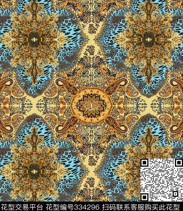 传统印花华亿平台下载（图片编号: 334296） - 瓦栏（Walan）