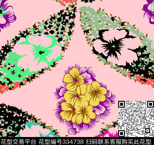 传统印花华亿平台下载（图片编号: 334738） - 瓦栏（Walan）