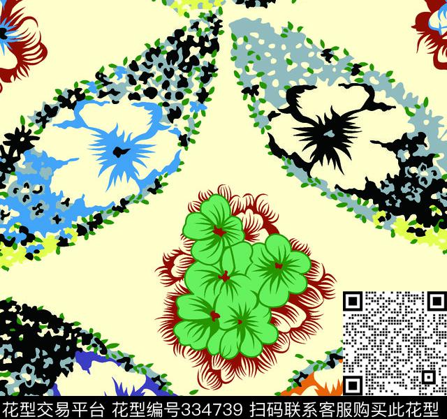 传统印花华亿平台下载（图片编号: 334739） - 瓦栏（Walan）