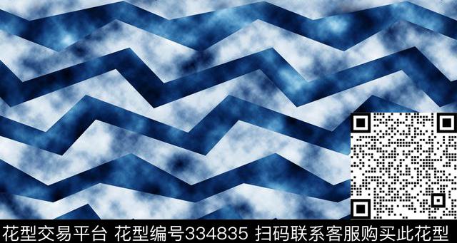 扎染数码印花华亿平台下载（图片编号: 334835） - 瓦栏（Walan）