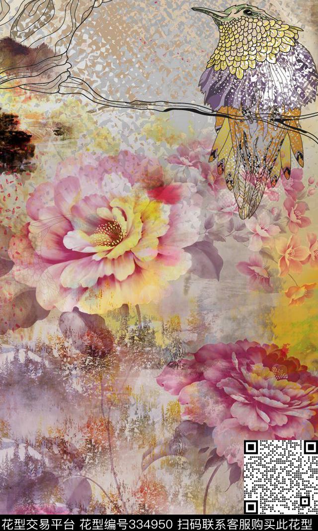 V-中国风/ChineseT-异域风情/Exotic数码印花华亿平台下载（图片编号: 334950） - 瓦栏（Walan）