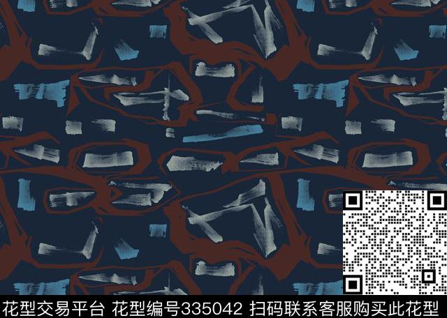 传统印花华亿平台下载（图片编号: 335042） - 瓦栏（Walan）