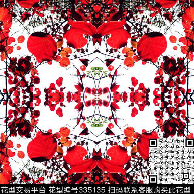 花卉数码印花华亿平台下载（图片编号: 335135） - 瓦栏（Walan）