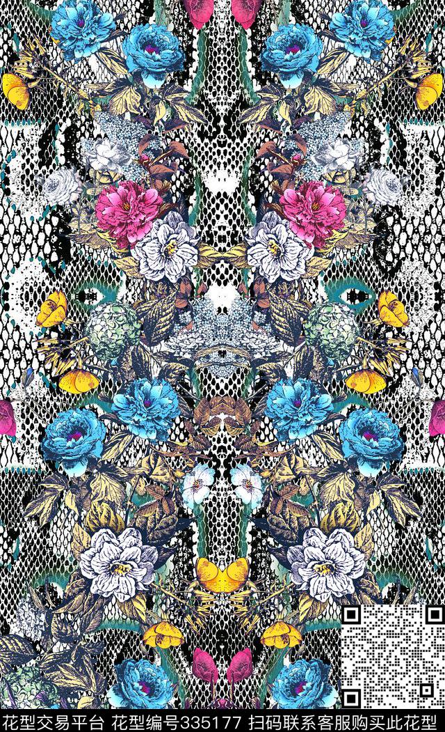 定位花卉数码印花华亿平台下载（图片编号: 335177） - 瓦栏（Walan）