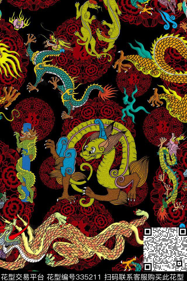 别样风情传统印花华亿平台下载（图片编号: 335211） - 瓦栏（Walan）