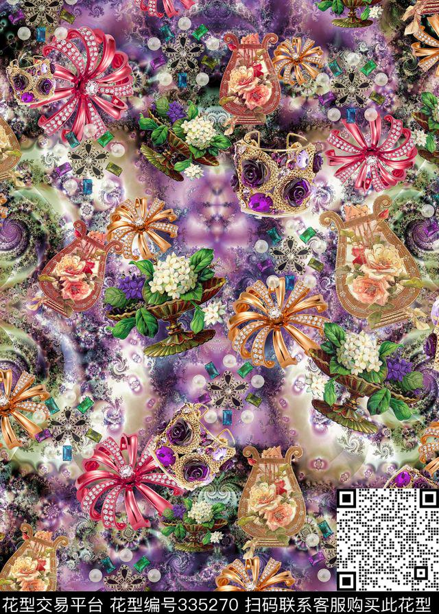 珠宝宝石数码印花华亿平台下载（图片编号: 335270） - 瓦栏（Walan）