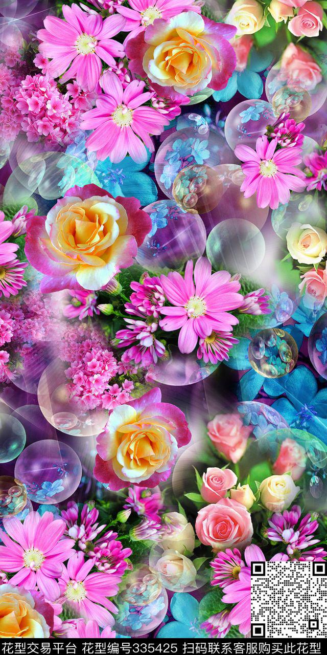 四分色（或加专色）数码印花华亿平台下载（图片编号: 335425） - 瓦栏（Walan）