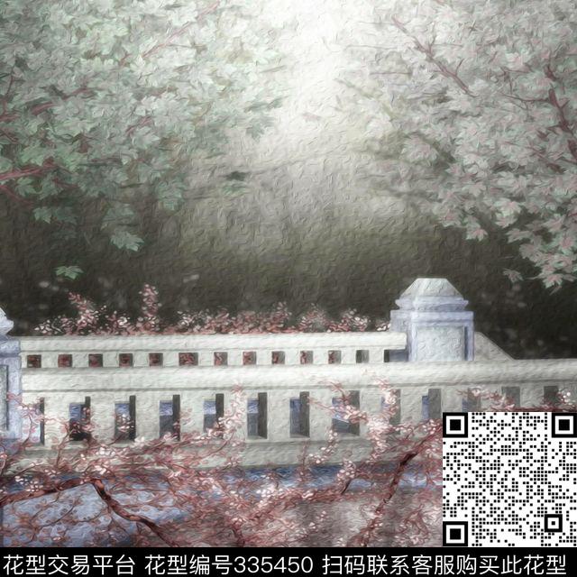 方巾数码印花华亿平台下载（图片编号: 335450） - 瓦栏（Walan）