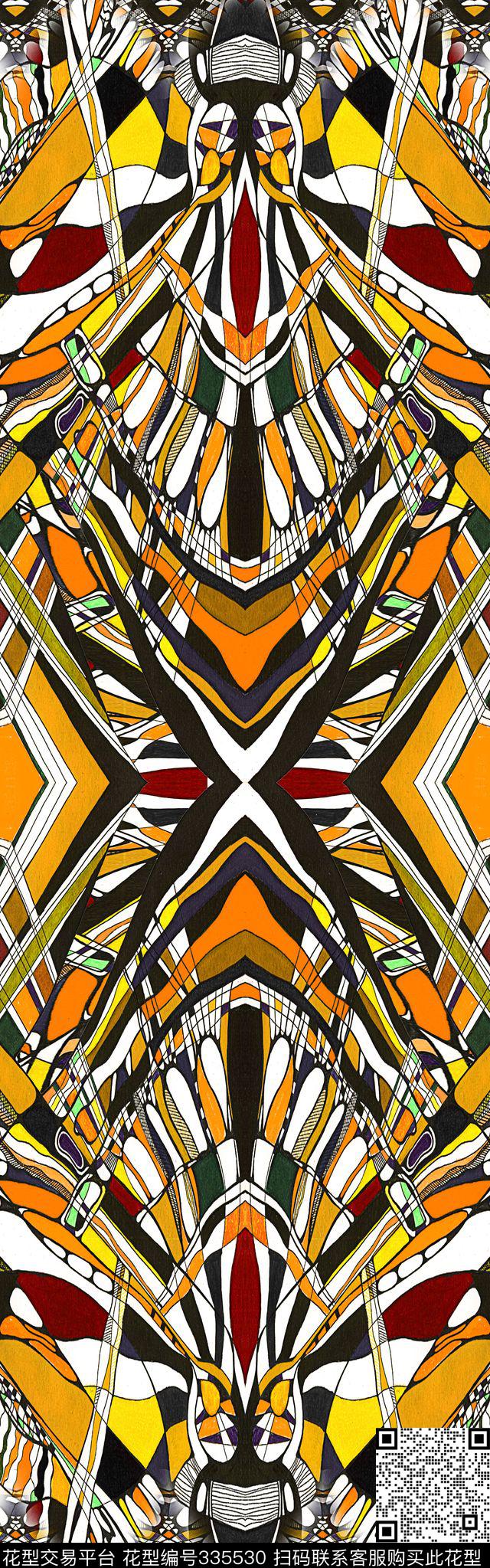 传统印花华亿平台下载（图片编号: 335530） - 瓦栏（Walan）