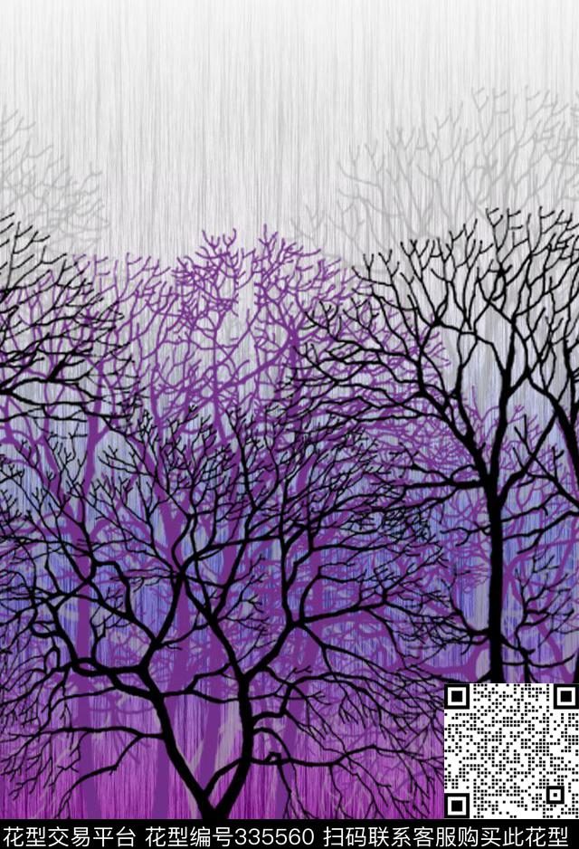 休闲水彩定位数码印花华亿平台下载（图片编号: 335560） - 瓦栏（Walan）