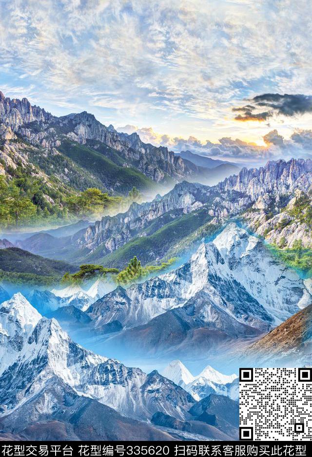 休闲怀旧定位数码印花华亿平台下载（图片编号: 335620） - 瓦栏（Walan）