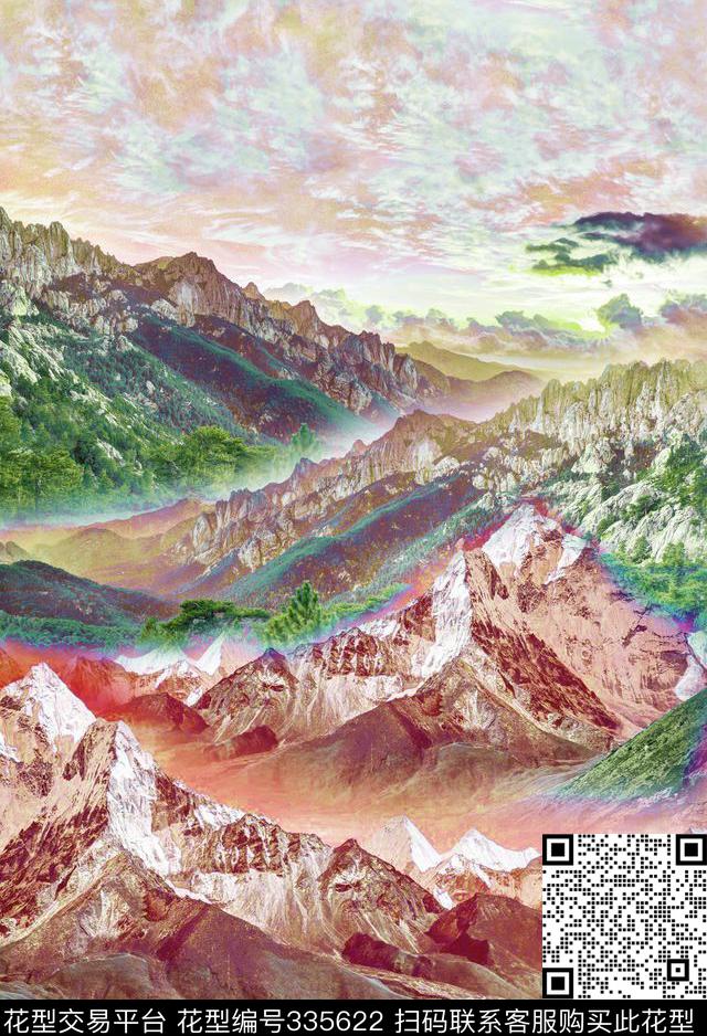 休闲怀旧定位数码印花华亿平台下载（图片编号: 335622） - 瓦栏（Walan）