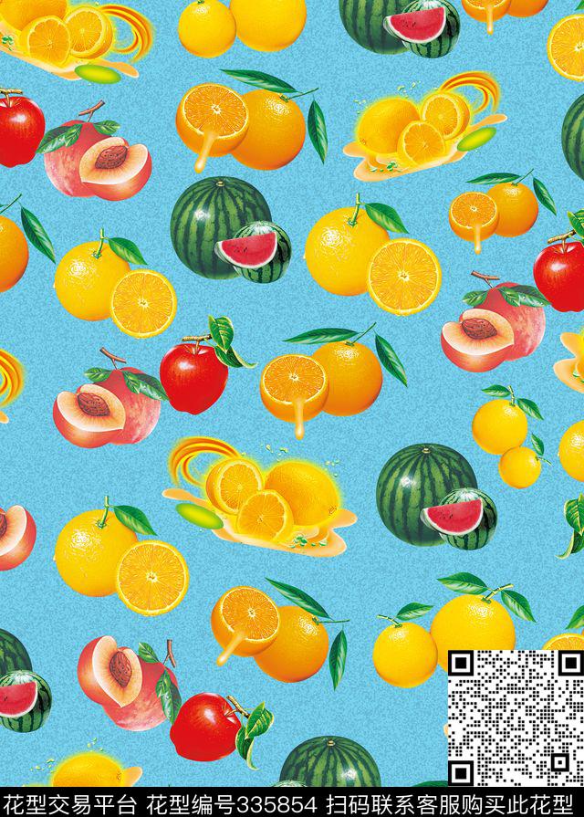 水果数码印花华亿平台下载（图片编号: 335854） - 瓦栏（Walan）