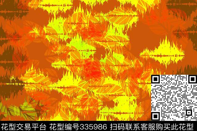 大花花卉小碎花传统印花华亿平台下载（图片编号: 335986） - 瓦栏（Walan）