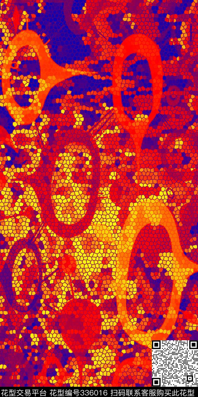 为艺术泼墨（写意）数码印花华亿平台下载（图片编号: 336016） - 瓦栏（Walan）