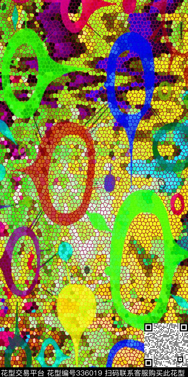 为艺术泼墨（写意）数码印花华亿平台下载（图片编号: 336019） - 瓦栏（Walan）