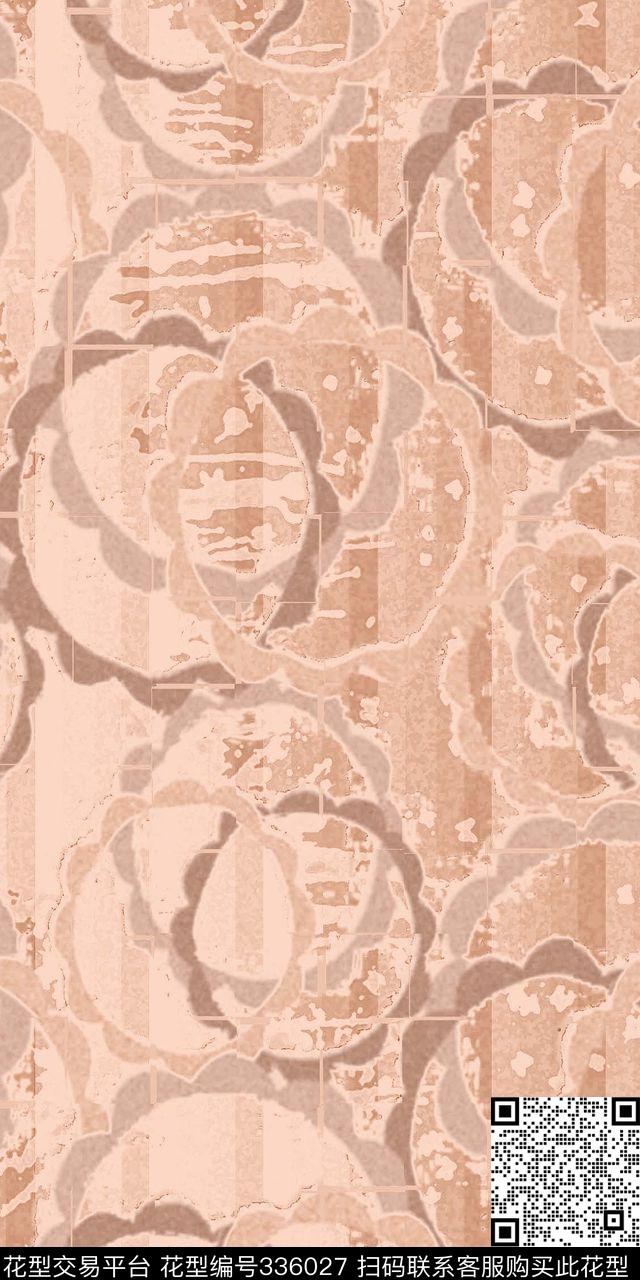 为艺术泼墨（写意）数码印花华亿平台下载（图片编号: 336027） - 瓦栏（Walan）