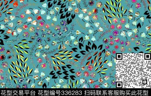 传统印花华亿平台下载（图片编号: 336283） - 瓦栏（Walan）