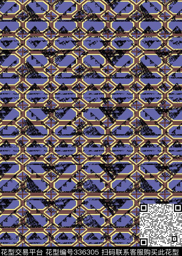 传统印花华亿平台下载（图片编号: 336305） - 瓦栏（Walan）