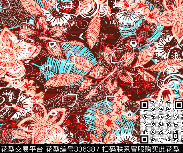 传统印花华亿平台下载（图片编号: 336387） - 瓦栏（Walan）