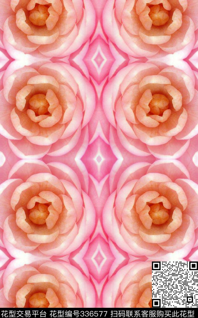 花卉数码印花华亿平台下载（图片编号: 336577） - 瓦栏（Walan）