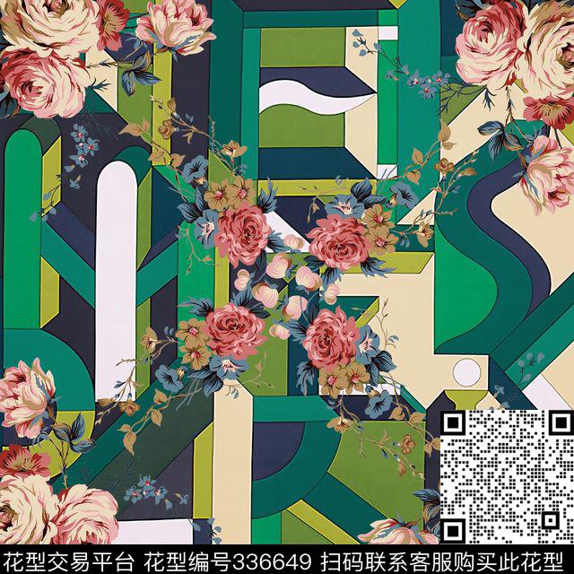 传统印花华亿平台下载（图片编号: 336649） - 瓦栏（Walan）