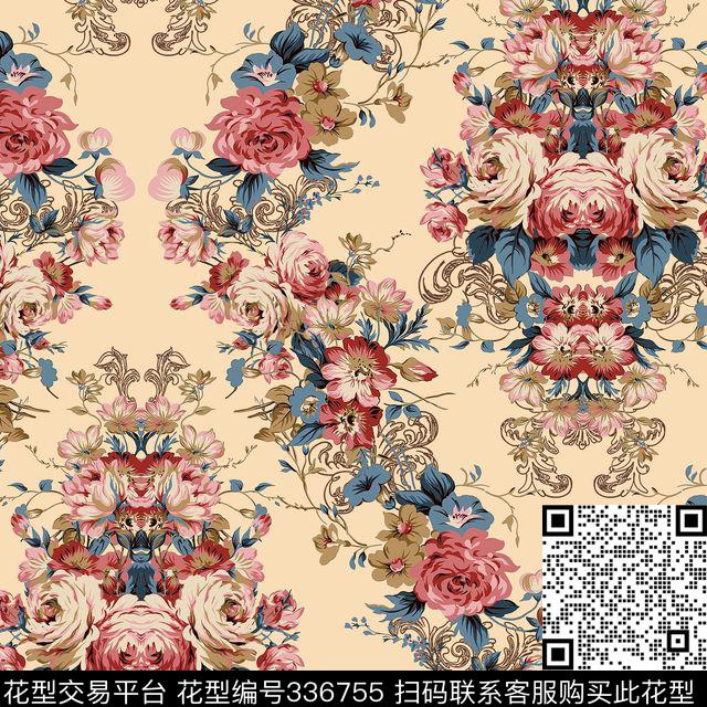 传统印花华亿平台下载（图片编号: 336755） - 瓦栏（Walan）