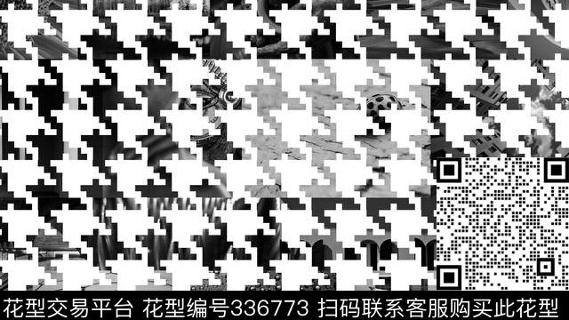 几何风格千鸟格、格子、风景几何图形传统印花华亿平台下载（图片编号: 336773） - 瓦栏（Walan）