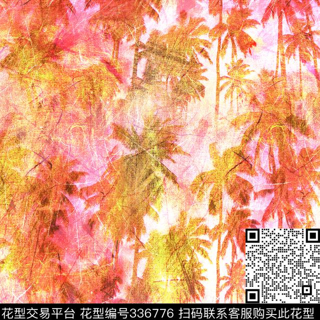 花草树木数码印花华亿平台下载（图片编号: 336776） - 瓦栏（Walan）