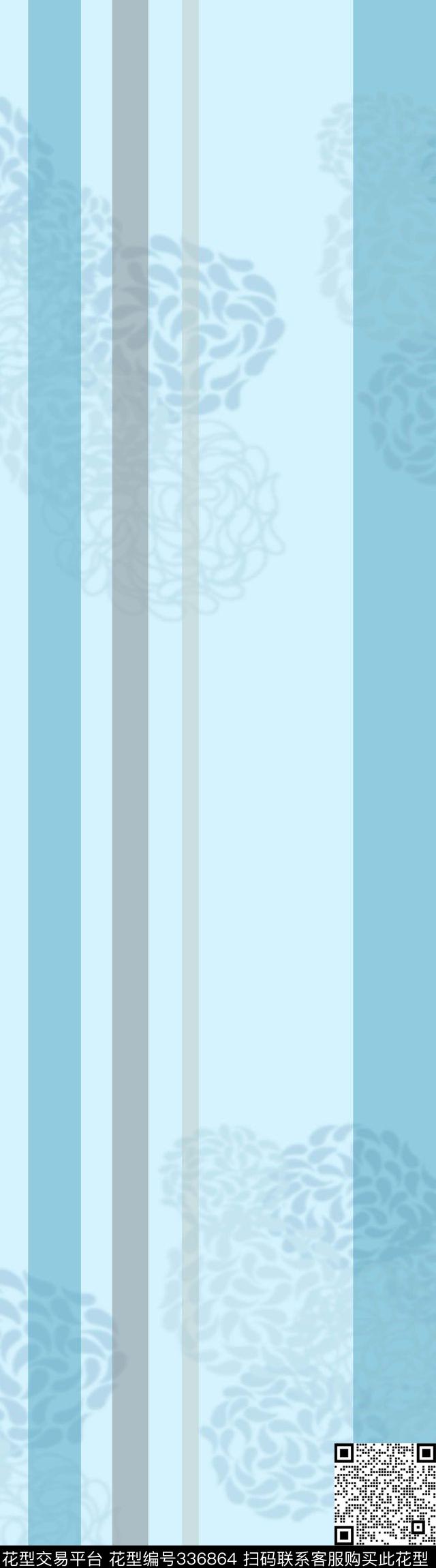 大花花卉小碎花传统印花华亿平台下载（图片编号: 336864） - 瓦栏（Walan）