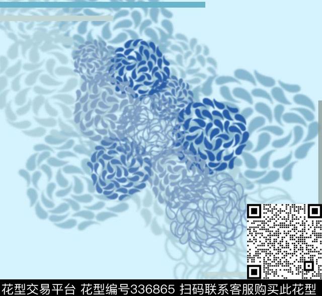 大花花卉小碎花传统印花华亿平台下载（图片编号: 336865） - 瓦栏（Walan）